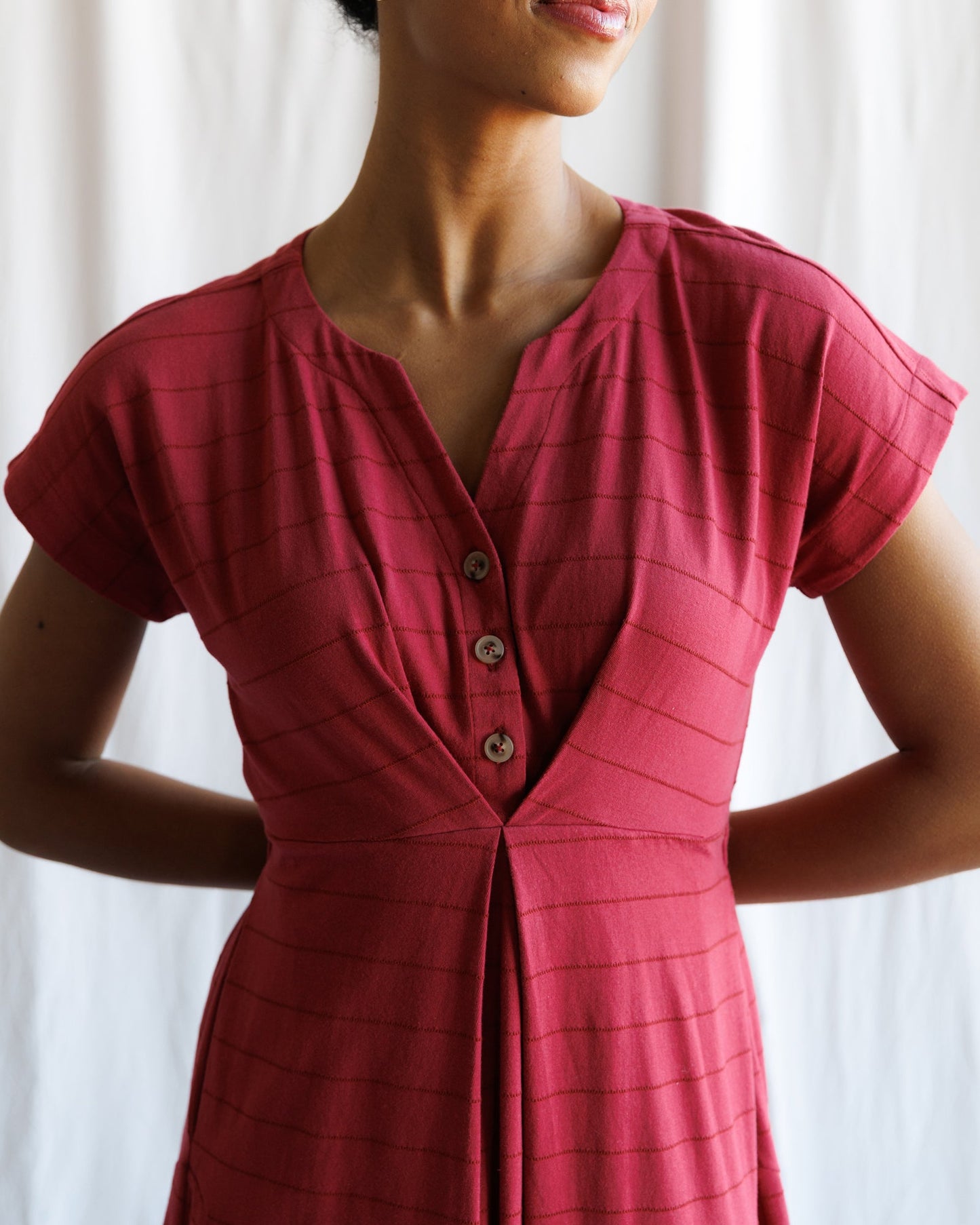 Inverted Pleat Dress