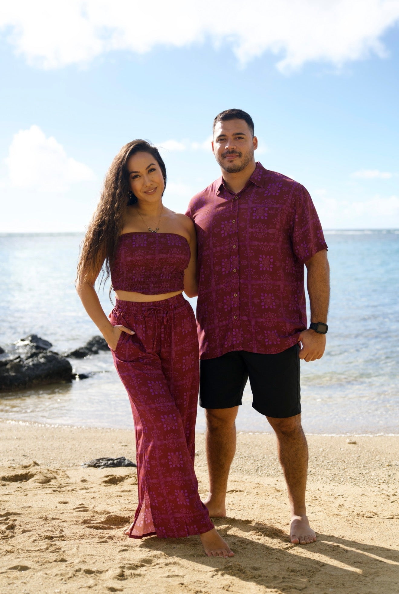 Kiki Smocked Top in Mango Sunset