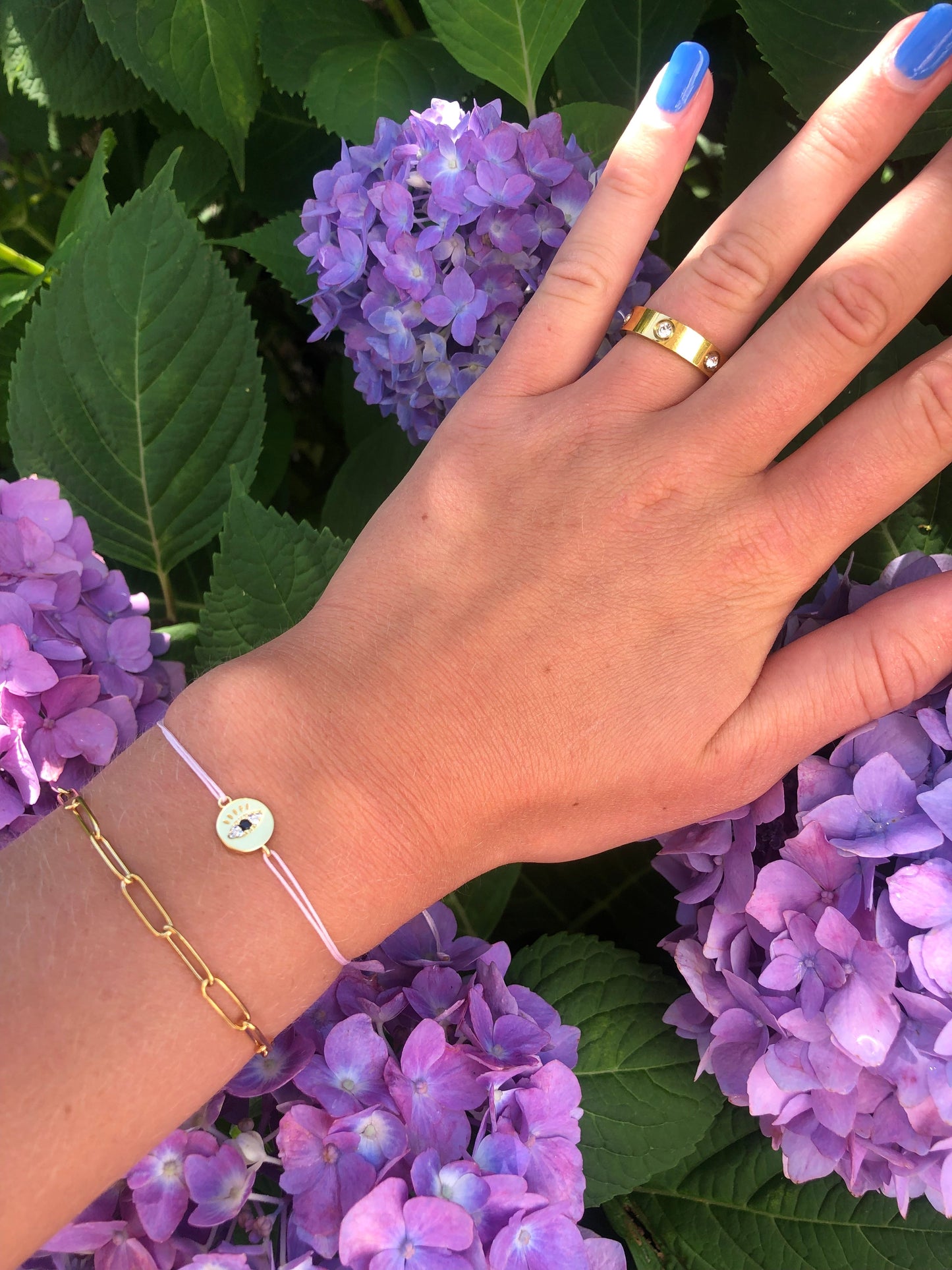 classic cz band ring