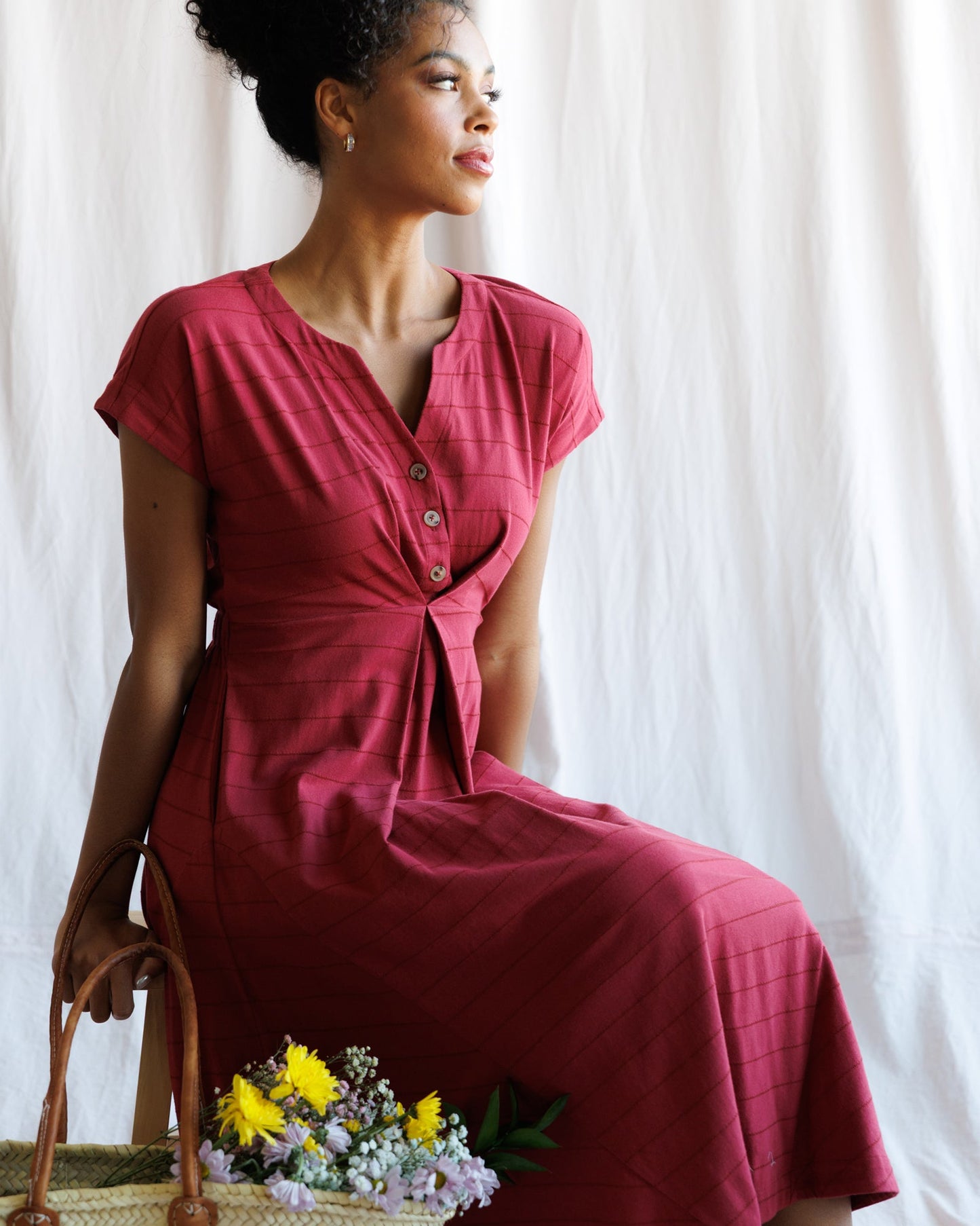 Inverted Pleat Dress